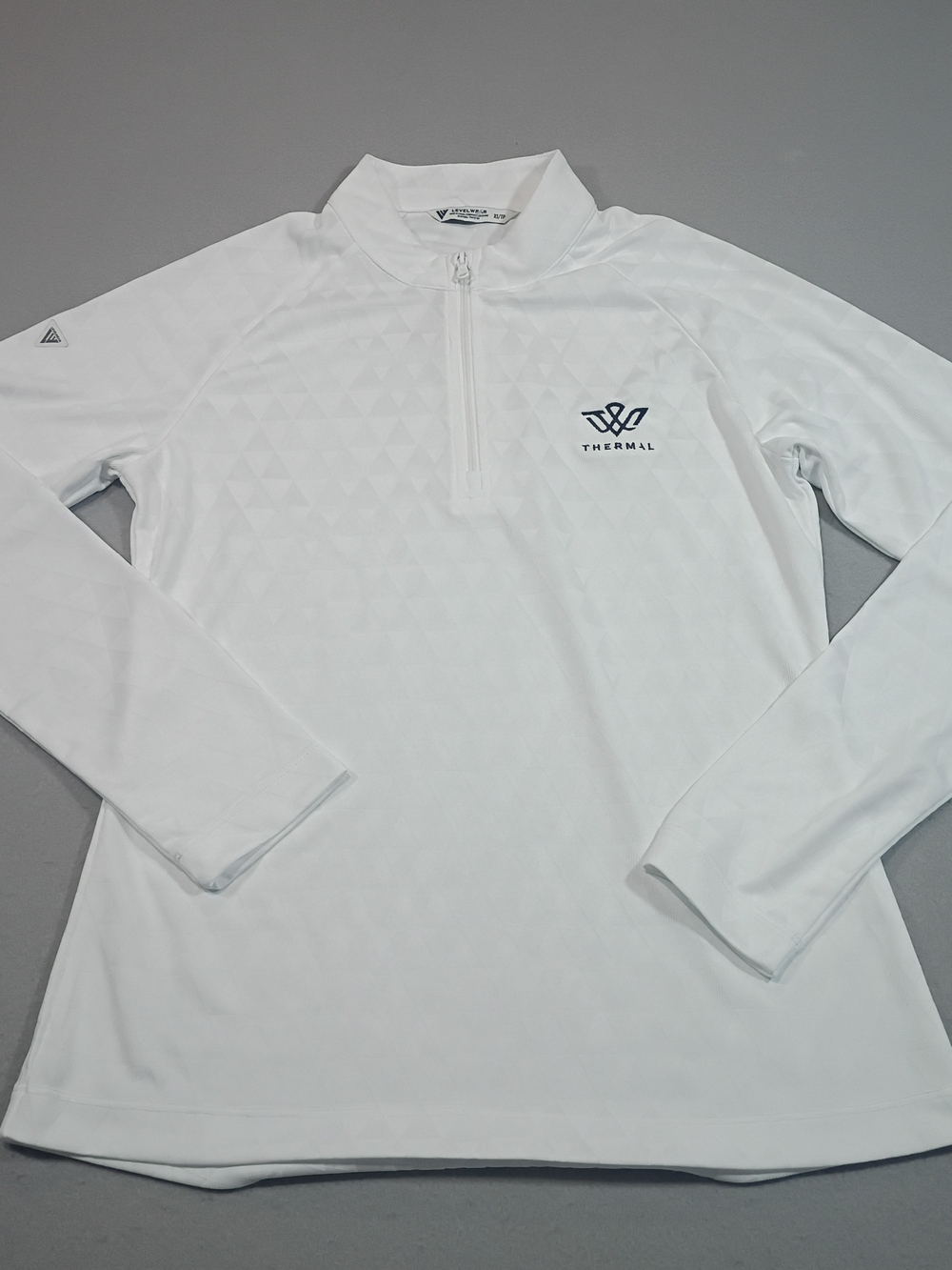 Level Wear Thermal Women's White Long-Sleeve Performance Top XS Golf Tennis